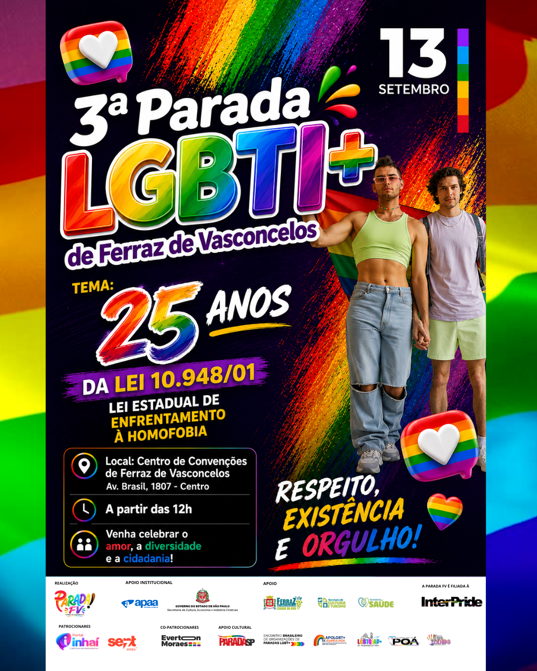 Cartaz da 3ª Parada, 2026